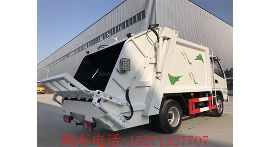 东风多利卡压缩式垃圾车价格/厂家/多少钱一台(国五)
